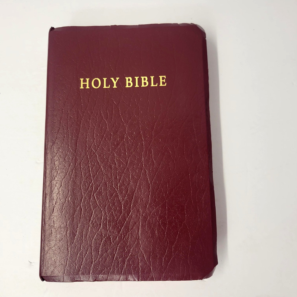 Holy Bible NLT Gift & Award Edition Tyndale Burgundy Faux Leather Red Letter HC